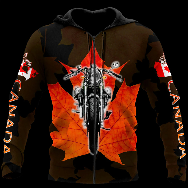 Street Fashion Canada - الرجال والنساء الكنديان ورقة القيقب 3D